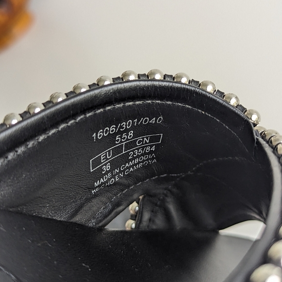 Zara Studded Slides / Sandals Size 36 - Picture 12 of 12